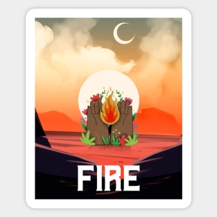 Fire Spirit Sticker